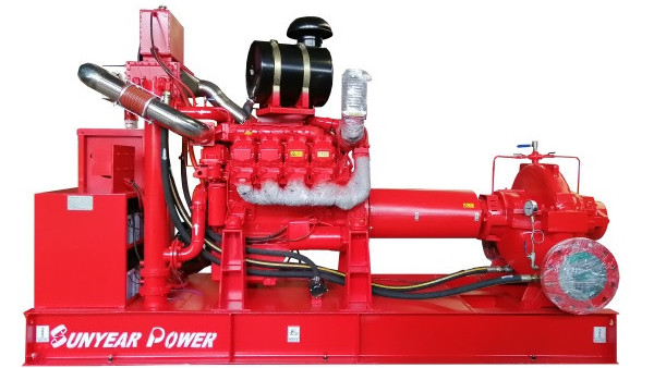 柴油機(jī)消防泵組下線----蒲城機(jī)場(chǎng)應(yīng)用