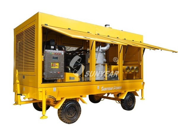 防爆柴油機排水泵車