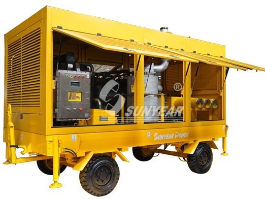 防爆柴油機(jī)排水泵車